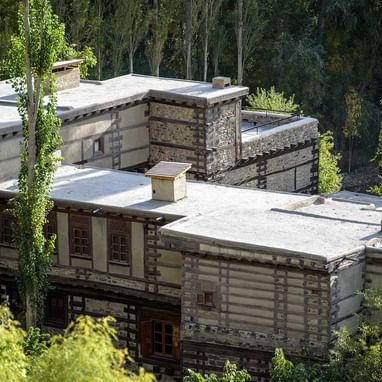 An exterior view of the Hotel at Shigar Fort Residence