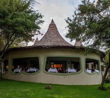 Exterior view of The Village lunch at Lake Manyara Serena Lodge