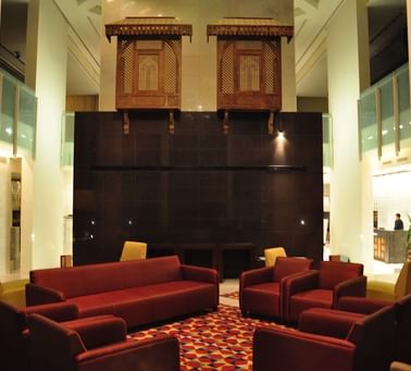 Nastaran Meeting Room with sofas at Dushanbe Serena Hotel