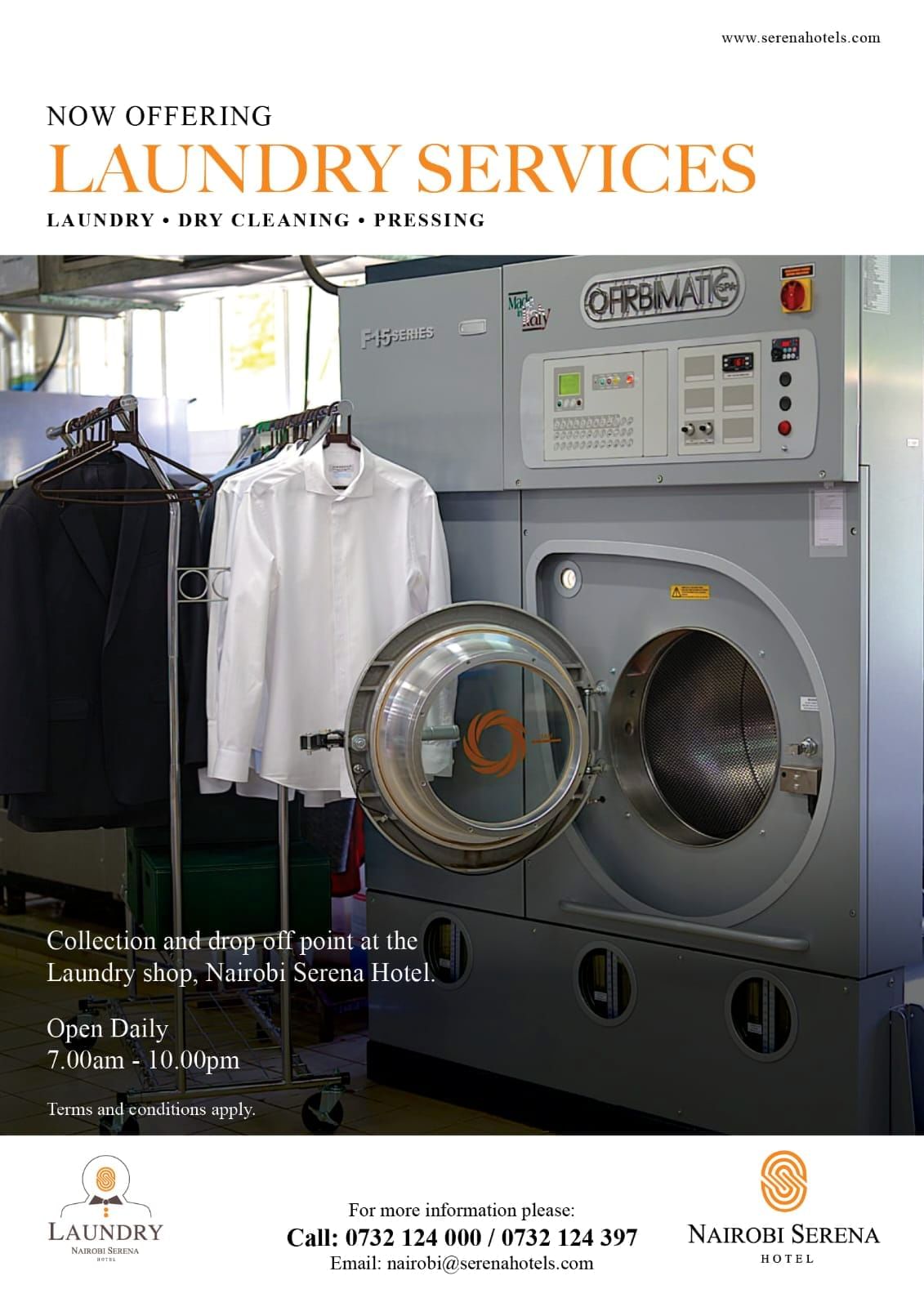 Laundry Services Nairobi Serena Hotel