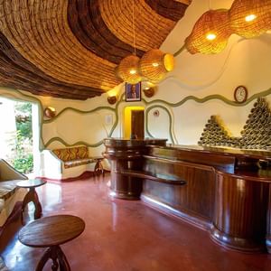 The hotel Reception at Lake Manyara Serena Safari Lodge